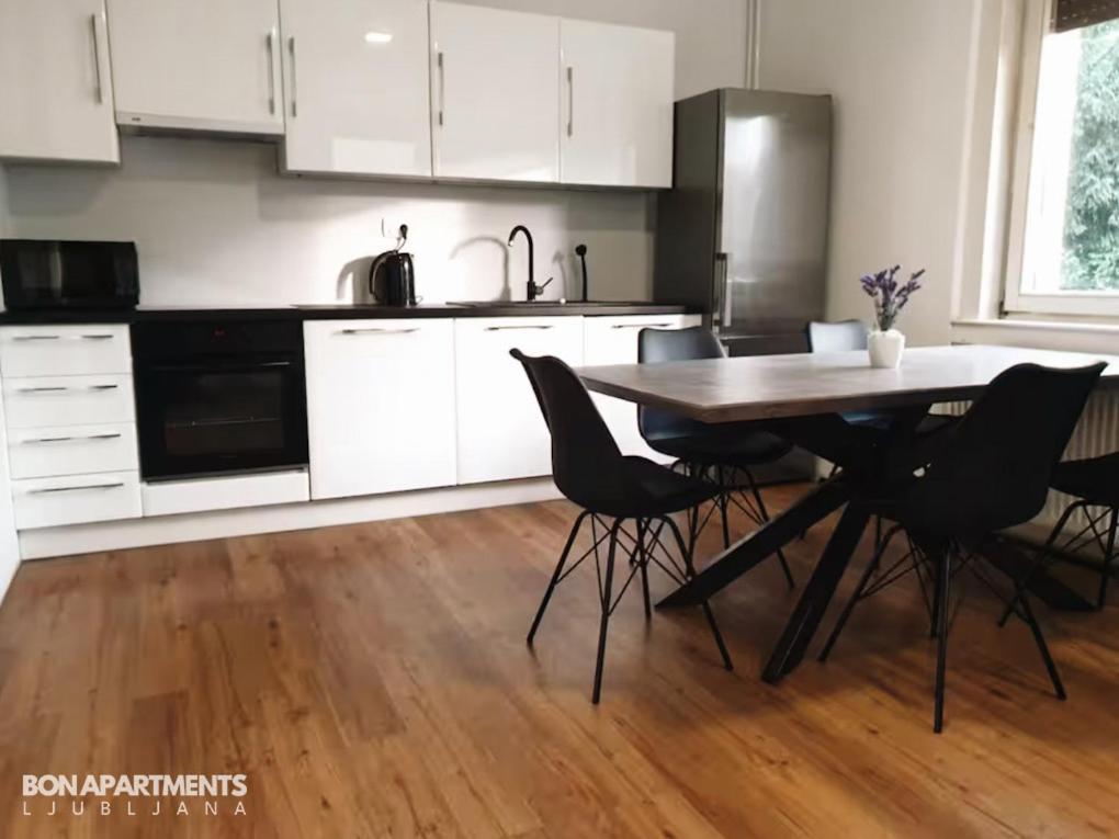 Huge Bbq Garden 2, Spacious Flat, Ac, Free Parking 2 Ljubljana Exterior photo