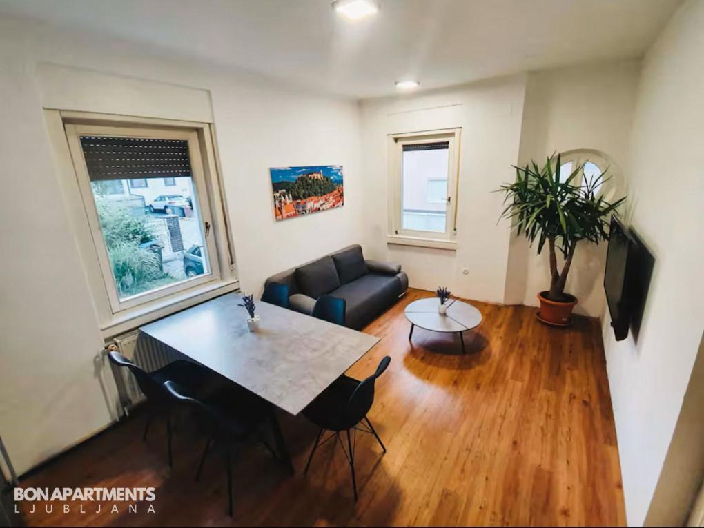 Huge Bbq Garden 2, Spacious Flat, Ac, Free Parking 2 Ljubljana Exterior photo